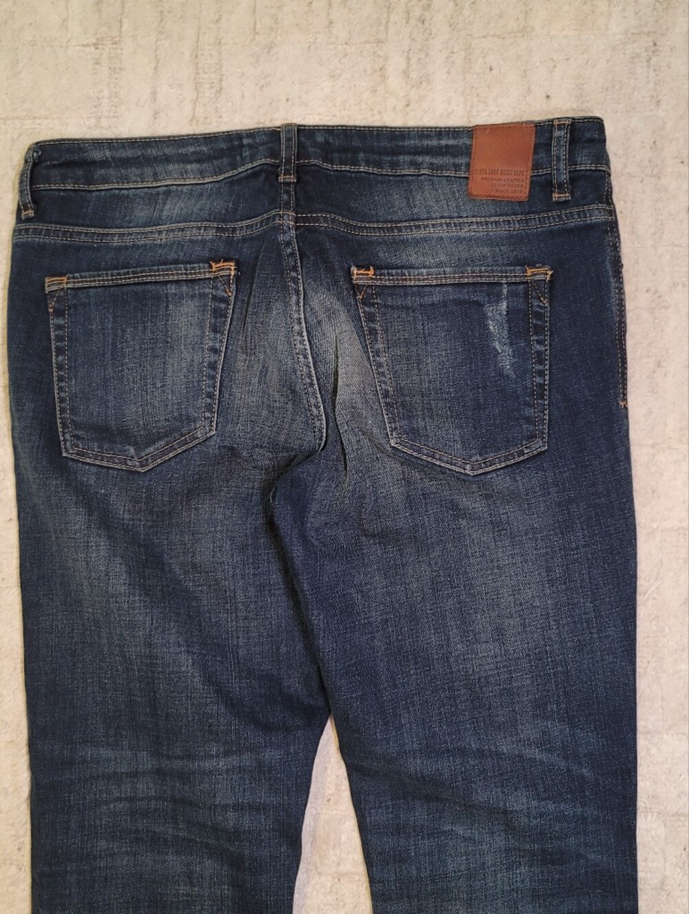 ZARA Z1975 Denim Distressed Skinny Jean Women's Size 6 - Picture 11 of 11